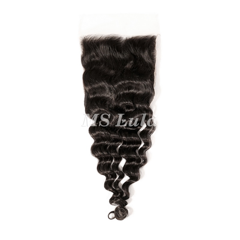 Virgin Hair Loose Deep 4x4 5x5 6x6 7x7 Transparent Lace Closure - 图片 4